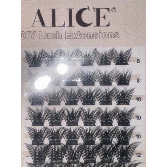 ALICE DIY Lash Extensions Cluster Lashes Individual Volume Lashes w/ Tools - Picture 5 of 6